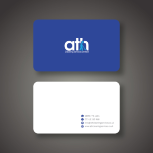 Business Card Design by Anoushay for ATH Cleaning Services Ltd | Design: #10002389