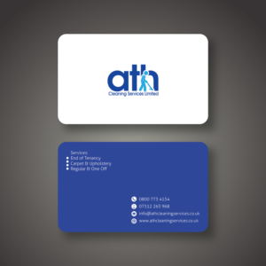 Business Card Design by Anoushay for ATH Cleaning Services Ltd | Design: #10178971