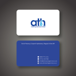 Business Card Design by Anoushay for ATH Cleaning Services Ltd | Design: #10178983