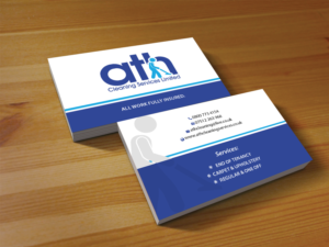 Business Card Design by Creations Box 2015 for ATH Cleaning Services Ltd | Design: #9925956