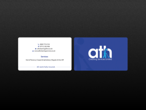 Business Card Design by Creations Box 2015 for ATH Cleaning Services Ltd | Design: #9925987