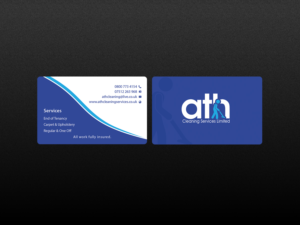 Business Card Design by Creations Box 2015 for ATH Cleaning Services Ltd | Design: #9925990