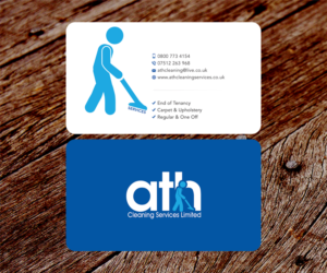 Business Card Design by SS_Designs for ATH Cleaning Services Ltd | Design: #10170256