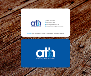 Visitenkarten-Design von SS_Designs für ATH Cleaning Services Ltd | Design: #10219595