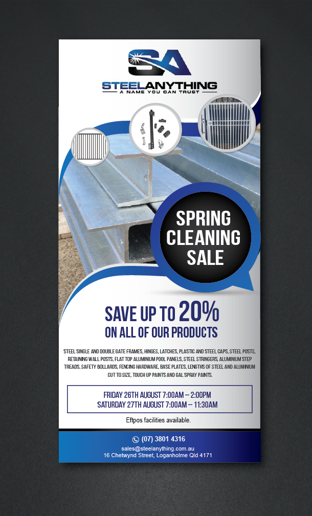 Flyer Design by alex989 for Steel Anything | Design #11743033