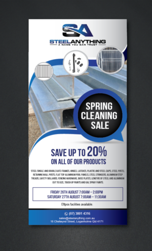 Flyer Design by alex989 for Steel Anything | Design: #11743033