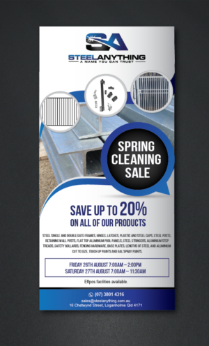 Flyer Design by alex989 for Steel Anything | Design: #11744909