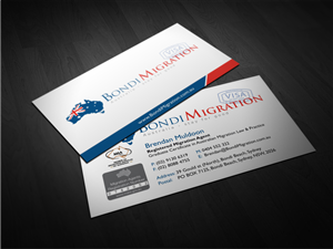 Visitenkarten-Design von Atvento Graphics für Bondi Migration | Design: #2124392