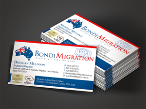 Visitenkarten-Design von Mon01 für Bondi Migration | Design: #2133984