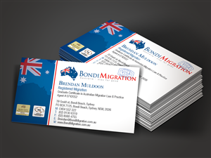 Visitenkarten-Design von Mon01 für Bondi Migration | Design: #2134127
