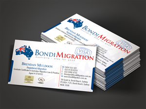 Visitenkarten-Design von Mon01 für Bondi Migration | Design: #2134259