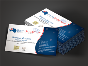 Visitenkarten-Design von Mon01 für Bondi Migration | Design: #2134398