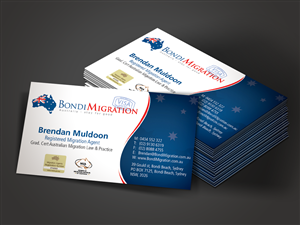 Visitenkarten-Design von Mon01 für Bondi Migration | Design: #2135174