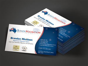 Visitenkarten-Design von Mon01 für Bondi Migration | Design: #2141491