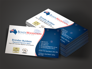 Visitenkarten-Design von Mon01 für Bondi Migration | Design: #2151769