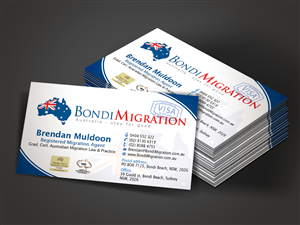 Visitenkarten-Design von Mon01 für Bondi Migration | Design: #2151990