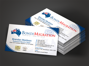 Visitenkarten-Design von Mon01 für Bondi Migration | Design: #2180709