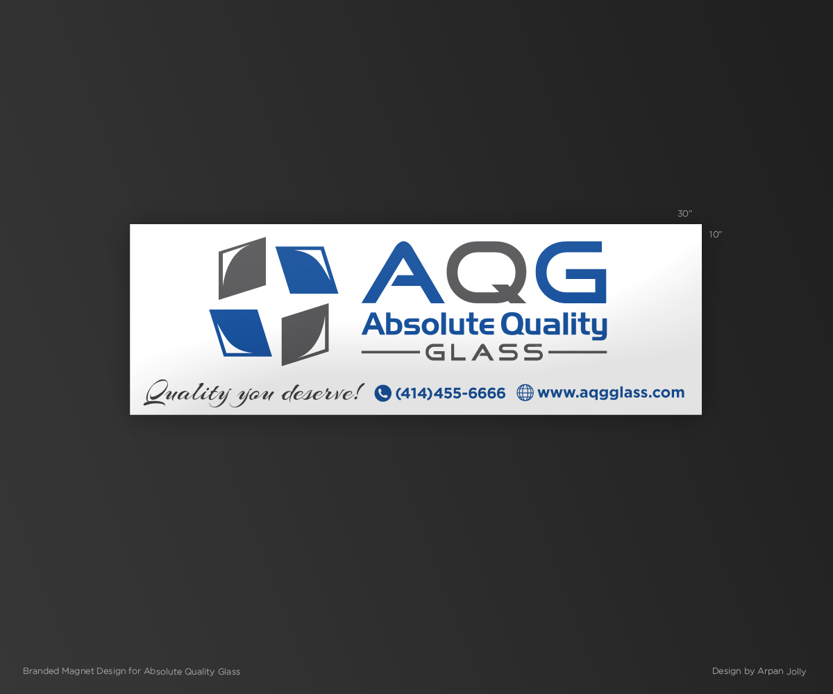 Diseño Vectorizado por Arpan Jolly para Absolute Quality Glass | Diseño #9861428