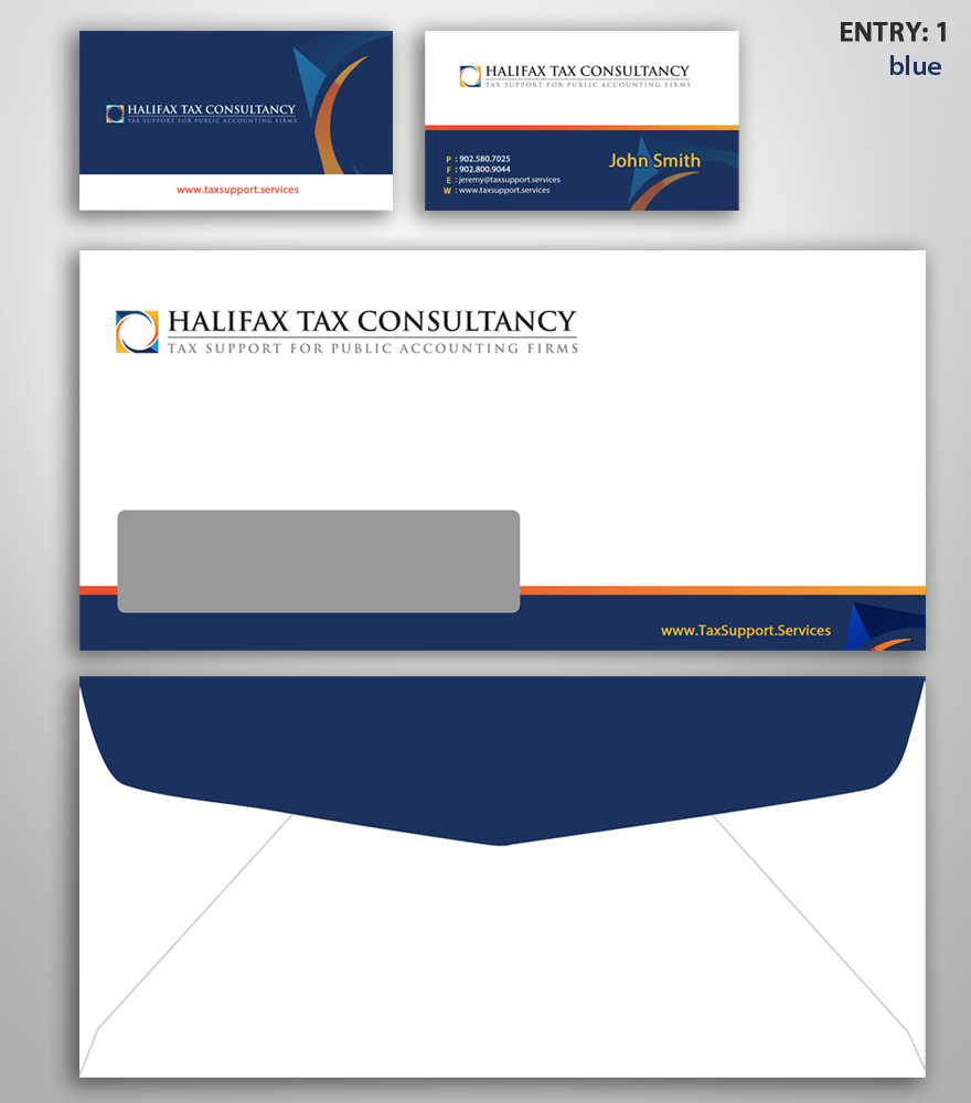 Envelope Design by MDesigns ™ for Halifax Tax Consultancy Inc. | Design #9890611