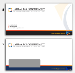 Envelope Design by MDesigns ™ for Halifax Tax Consultancy Inc. | Design: #9893879