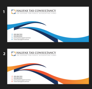 Envelope Design by MDesigns ™ for Halifax Tax Consultancy Inc. | Design: #9893890