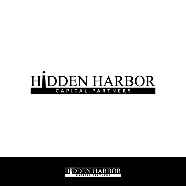 Elegant Playful Investment Logo Design For Hidden Harbor Capital 