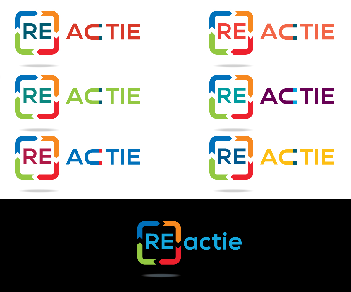 Modern, Colorful, It Company Logo Design for [RE]actie by OnlineDesign ...