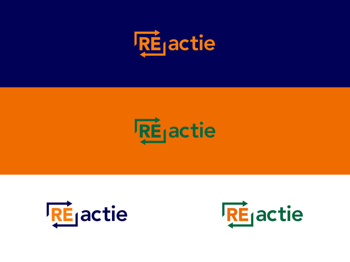 Design de Logo par Slant Line Media pour [RE]actie | Design #12742754