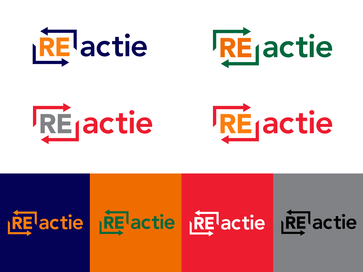 Logo-Design von Slant Line Media für [RE]actie | Design: #13012332