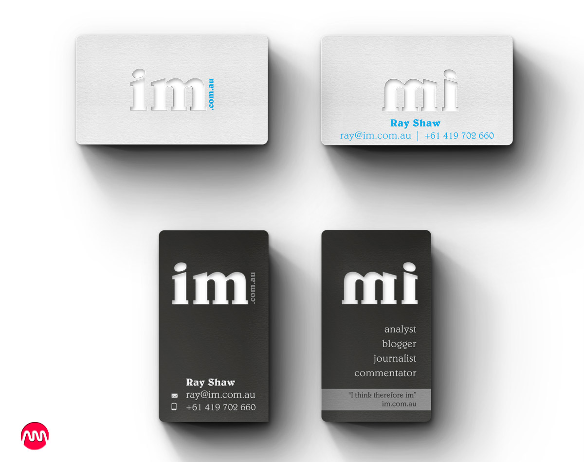 Business Card Design by stoodio.id for Intermedia | Design #2170880