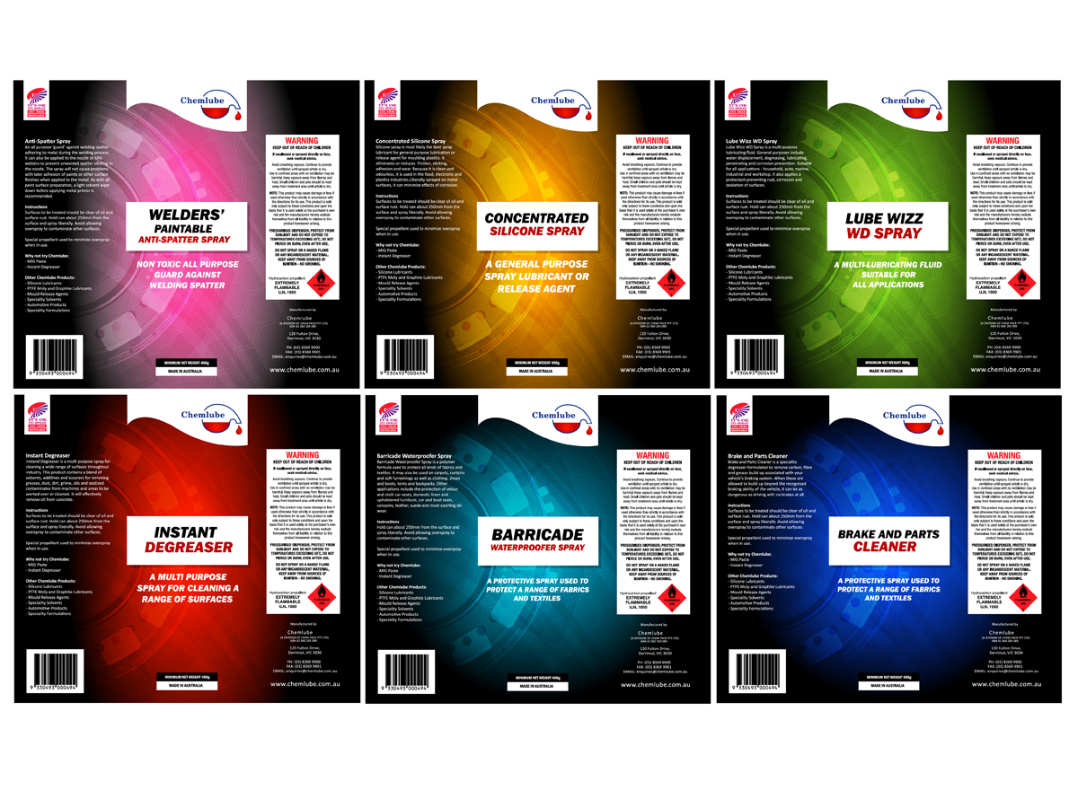 Serious, Modern, Industrial Packaging Design for Chem Pack by rdl83