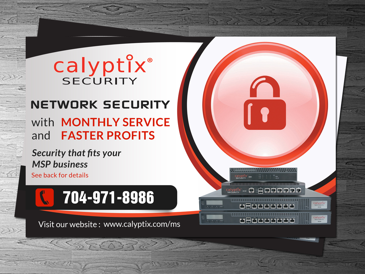 Postcard Design by debdesign for Calyptix | Design #9871834