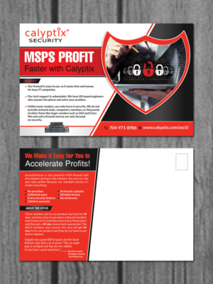 Postcard Design by creative.bugs for Calyptix | Design: #9847126