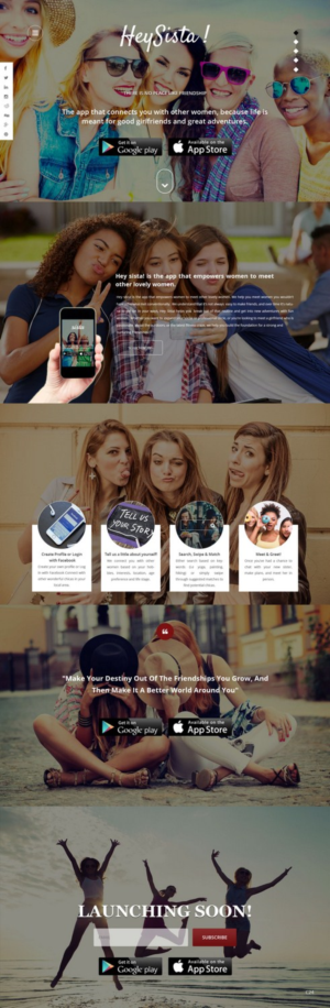 Landing Page Design by pb for this project | Design: #9870082