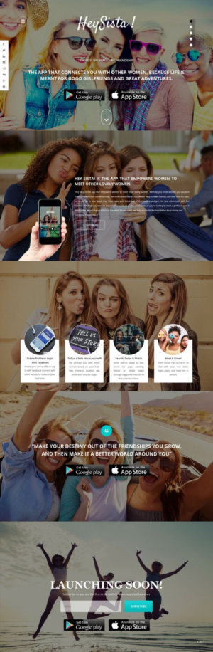 Landing Page Design by pb for this project | Design: #9870097