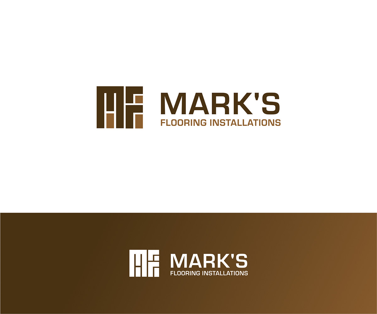 Logo-Design von Zeljko B. für Mark's Flooring Installations | Design #9876294