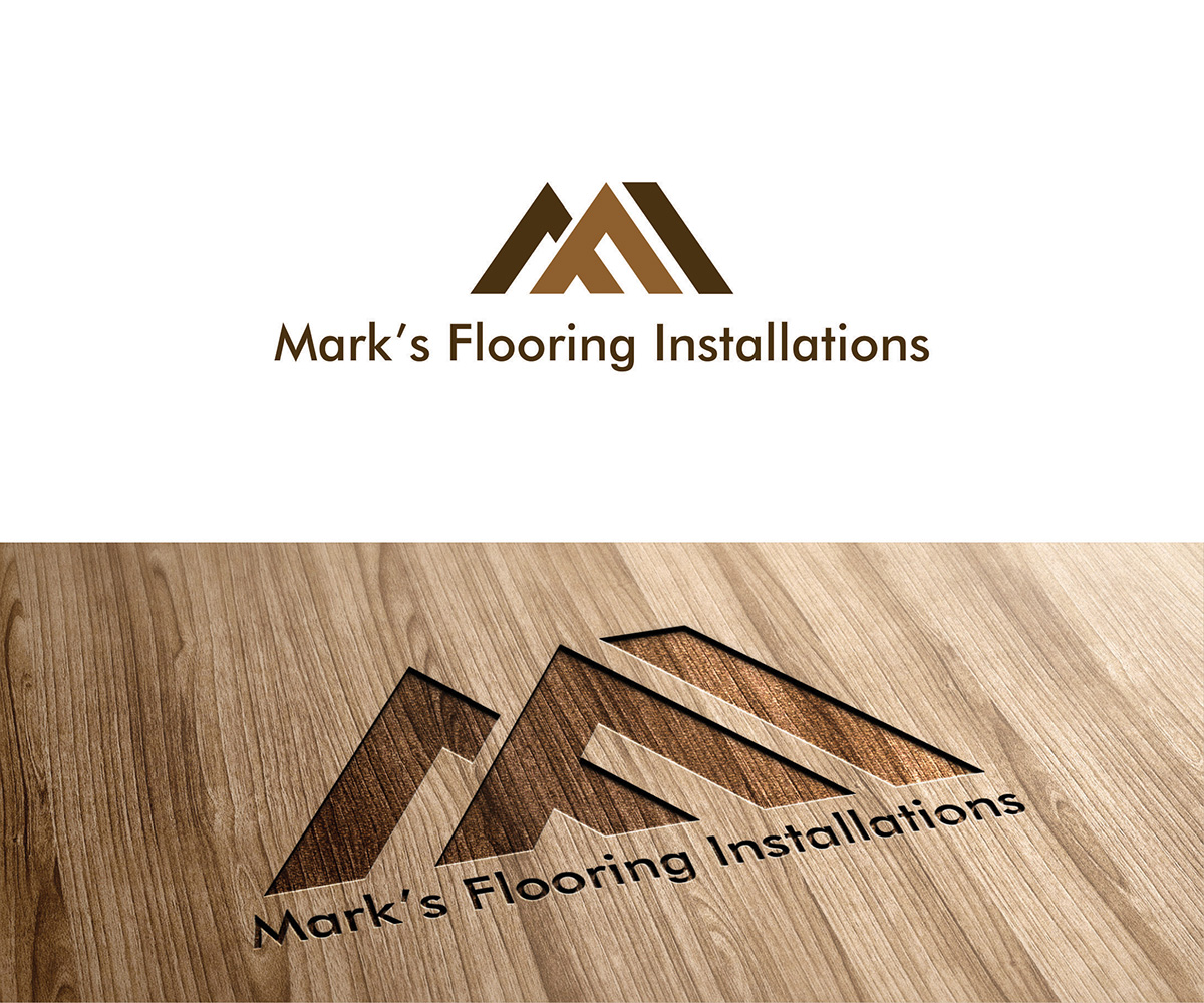 Logo-Design von Zeljko B. für Mark's Flooring Installations | Design #9876334