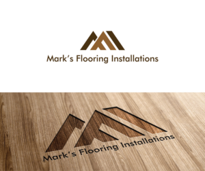 Logo-Design von Zeljko B. für Mark's Flooring Installations | Design: #9876334