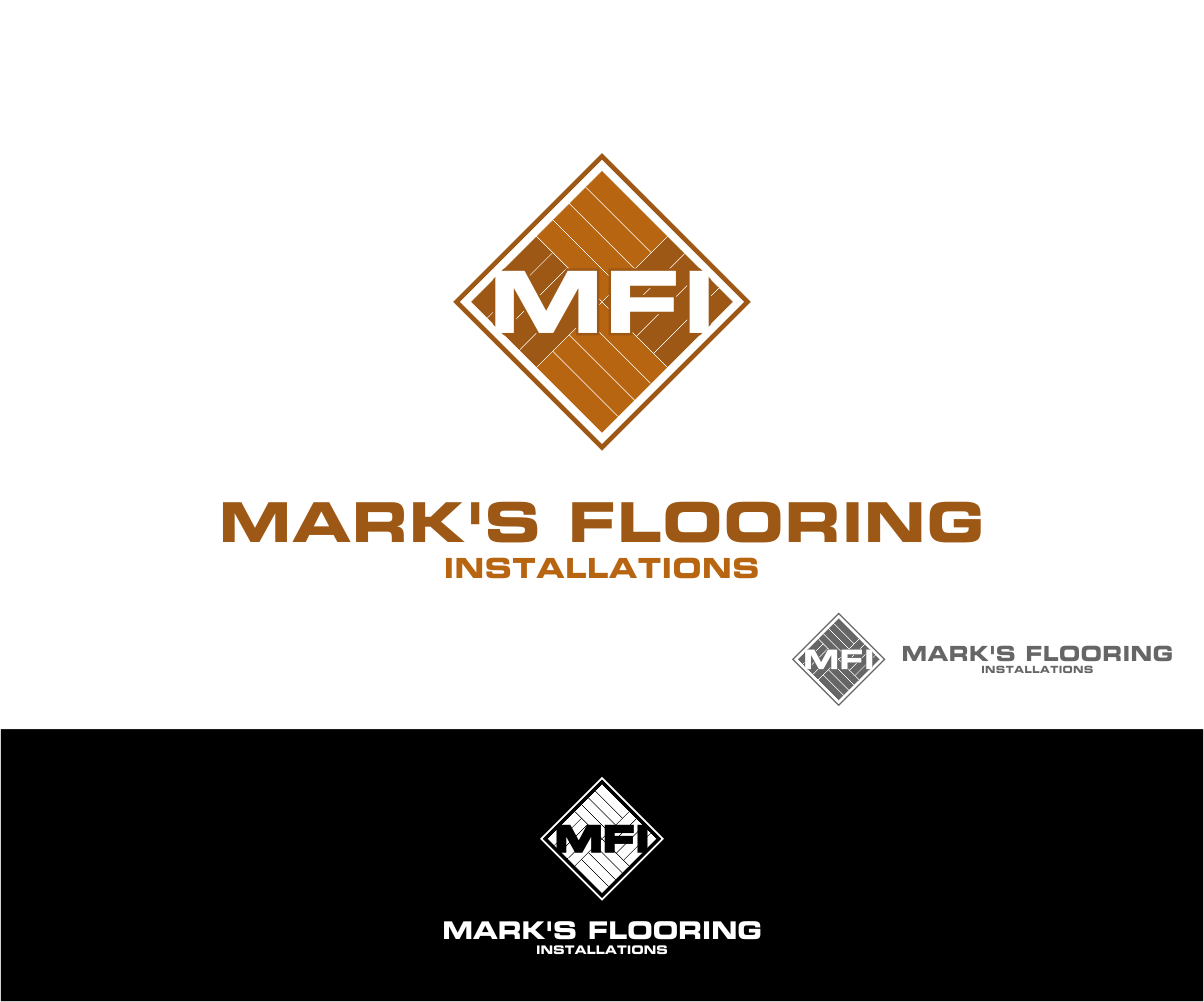 Logo-Design von Ryozz für Mark's Flooring Installations | Design #9907327
