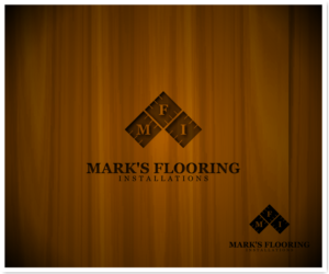 Logo-Design von Ryozz für Mark's Flooring Installations | Design: #9919523