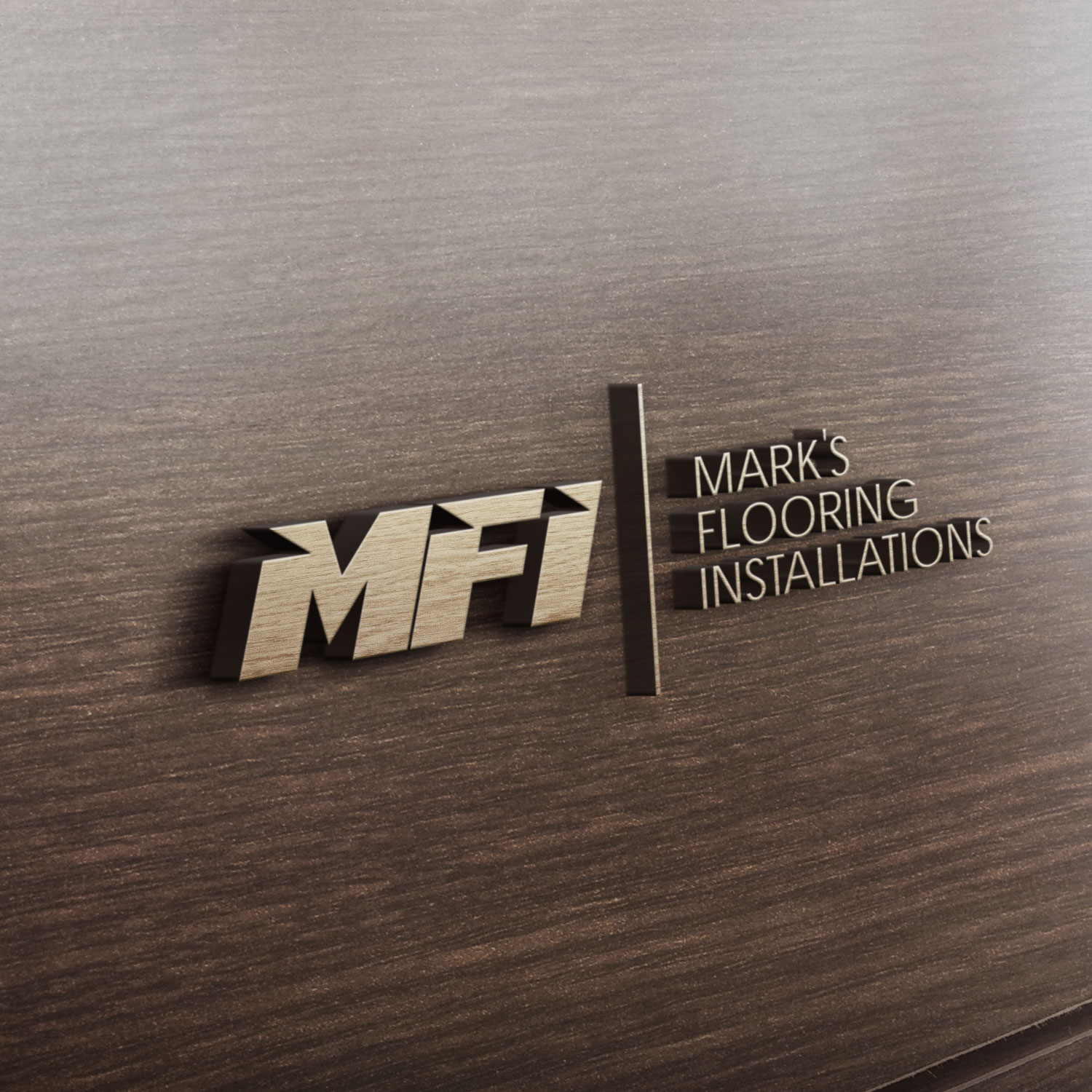 Logo-Design von Re3volutionDesigns für Mark's Flooring Installations | Design #9896076