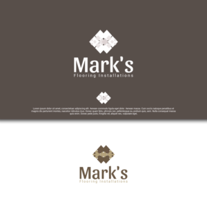 Logo-Design von Creative Ants für Mark's Flooring Installations | Design: #9880703