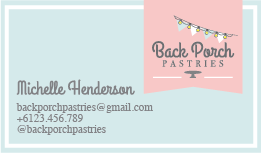 Logo Design by Ai for Back Porch Pastries | Design: #11017485