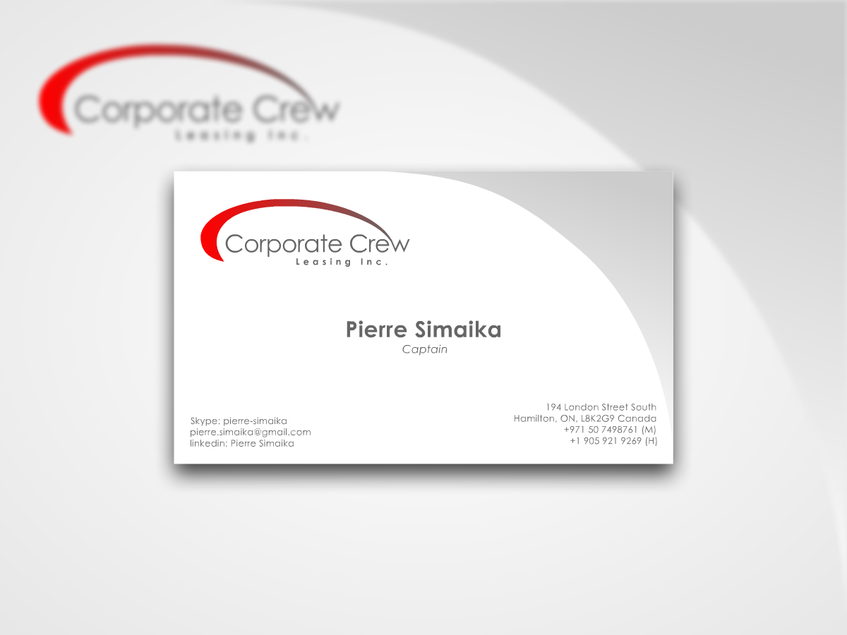 Business Card Design by REDcrackers.com for this project | Design #440729