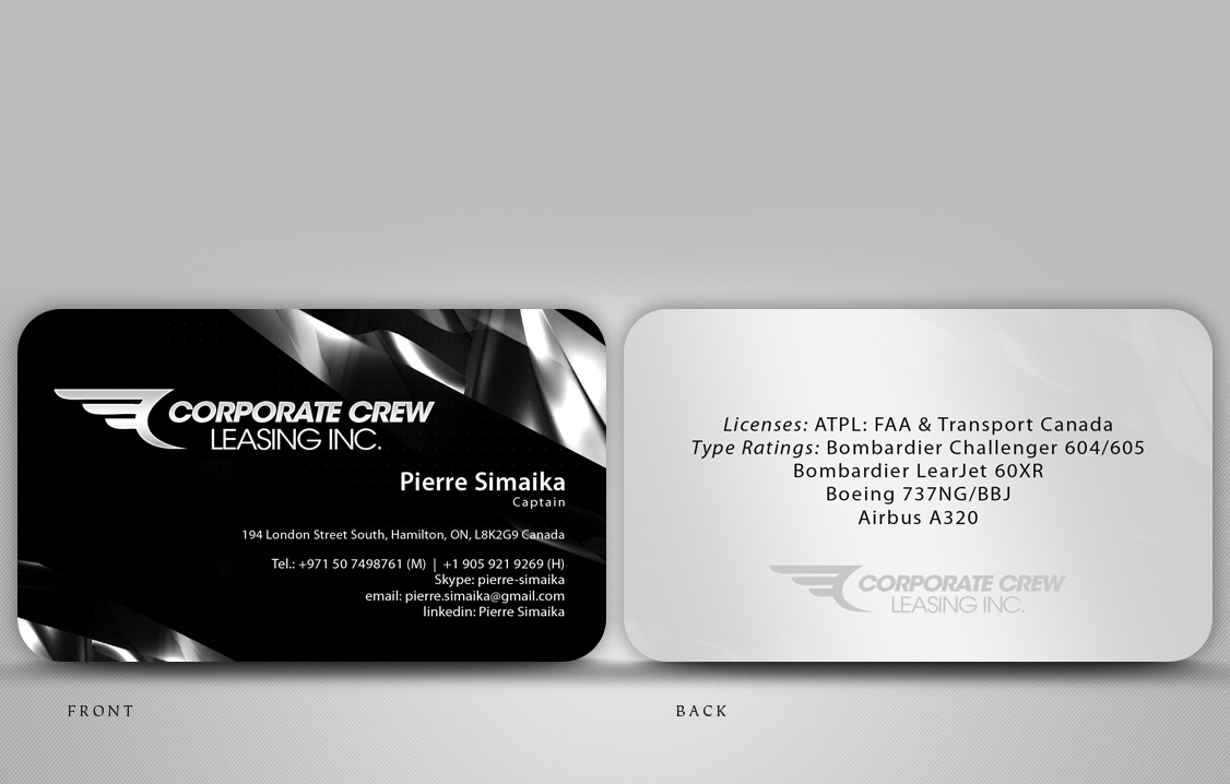 Business Card Design by disign for this project | Design #433850