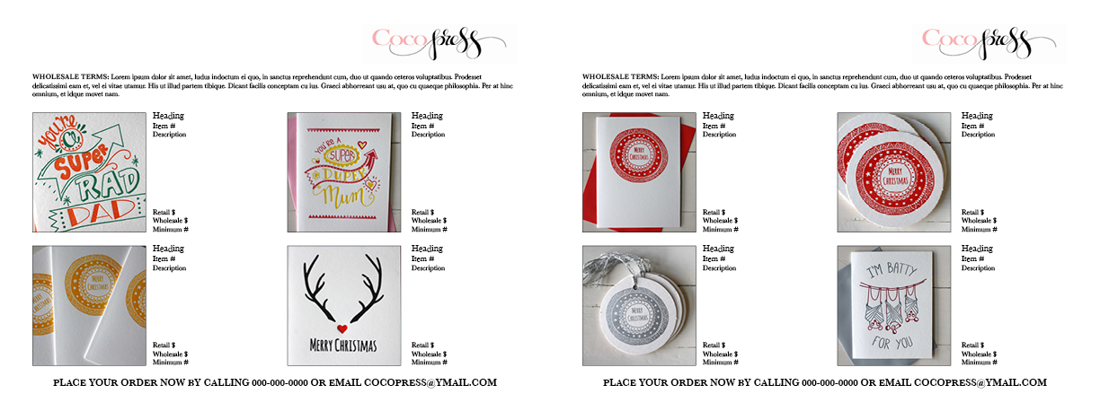 Catalogue Design by Ellen Exposurepdp for Coco Press | Design #9990082