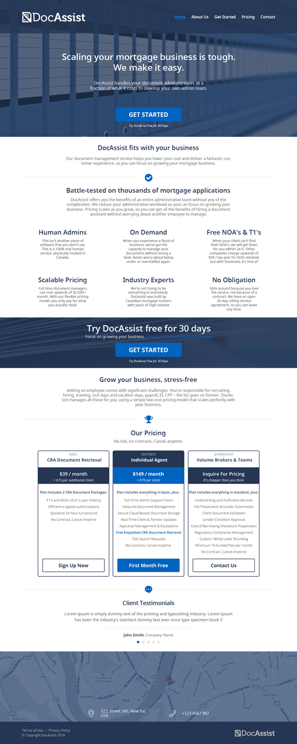 Landing Page Design by JohnM. for this project | Design #9920269