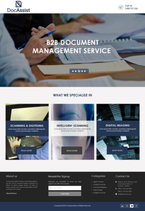 Landing Page Design by Creations Box 2015 for this project | Design: #9874790