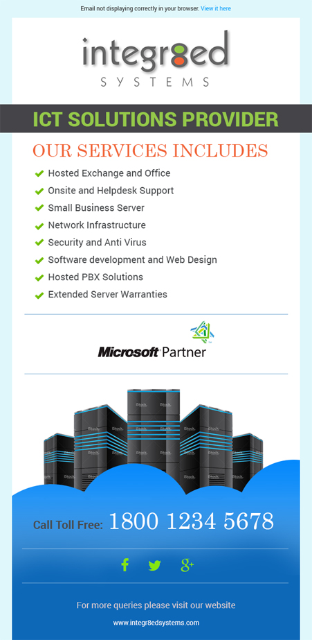 E-Mail Marketing-Design von Expert Designer für Integr8ed Systems Ltd | Design #9959049