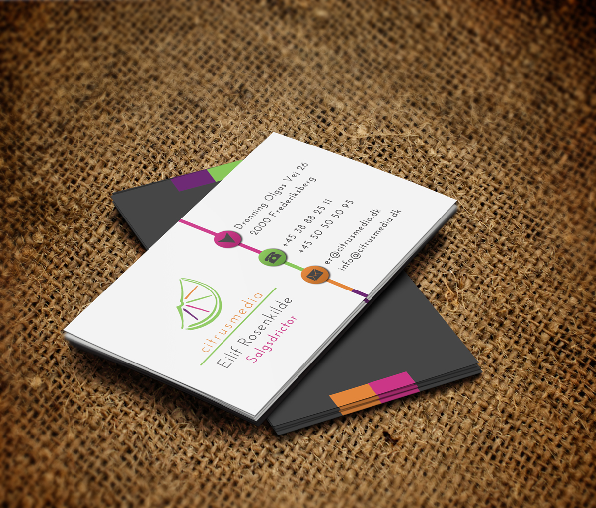 Business Card Design by JK18 for citrusmedia | Design #9918460